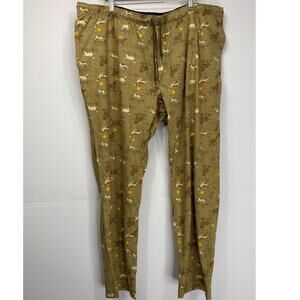 Duluth Trading Co. Men Pajama Pants Has Dog Print / Size-3XL